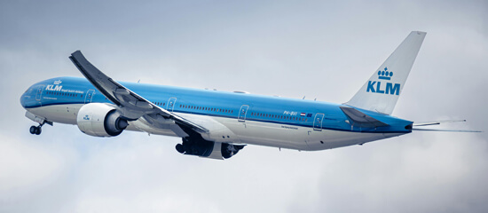 KLM vliegtuig - BagageKiezer.nl