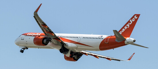 easyJet vliegtuig - BagageKiezer.nl