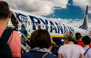 Ryanair vliegtuig - BagageKiezer.nl