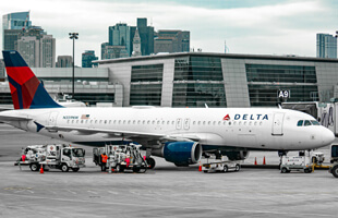 Delta Air Lines vliegtuig - BagageKiezer.nl