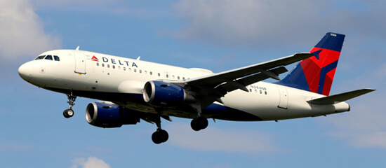 Delta Air Lines vliegtuig - BagageKiezer.nl